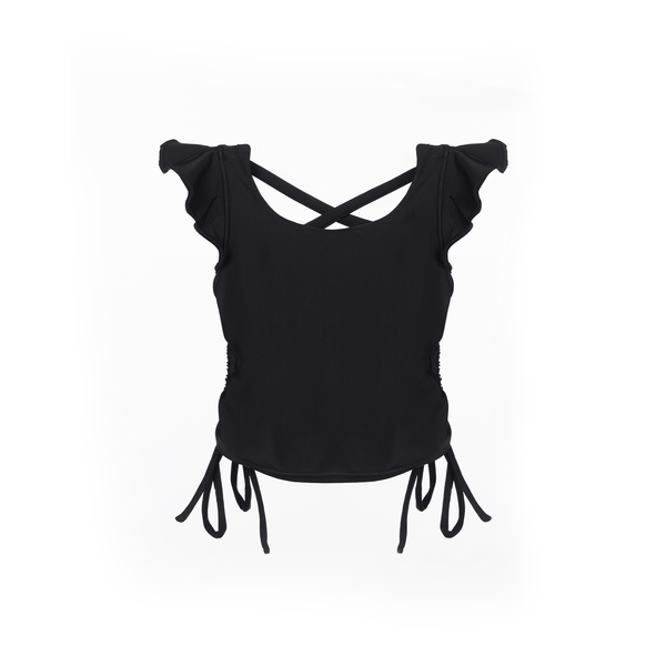 Ruffled Top with Draw String