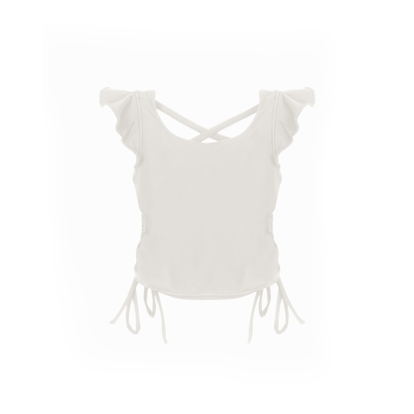 Ruffled Top with Draw String